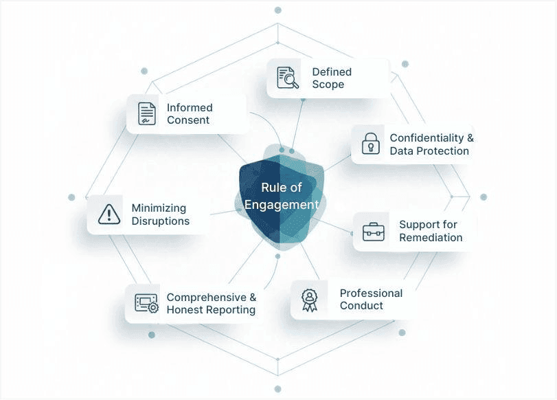 A diagram of a rule of engagementAI-generated content may be incorrect.